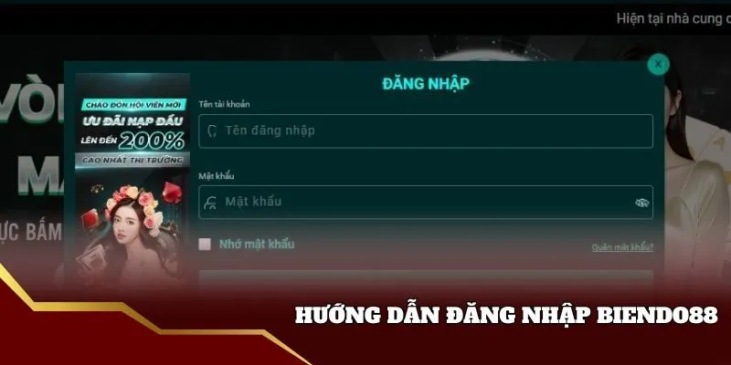 Hướng dẫn đăng nhập biendo88